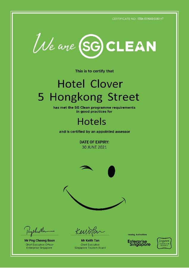 Hotel Clover 5 Hongkong Street Singapura